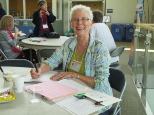 Nancy Salmon worked with the Teaching Artists during the Summit
