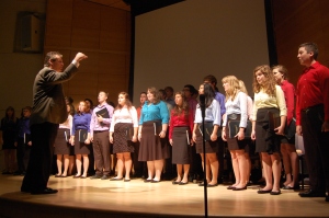 Rick conducting at the opening of the 2011 Statewide Arts Education conference